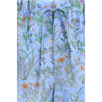 Gucci Blue Silk Bermuda Shorts
