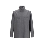 Valentino Garavani Gray Polyester Coat