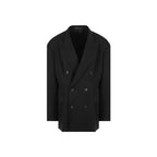 Balenciaga Black Wool Full-Length Jacket
