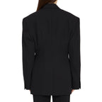 Balenciaga Black Wool Full-Length Jacket
