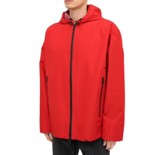 Bottega Veneta Red Polyamide Shell Jacket