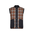 Burberry Brown Polyester Sleeveless Jacket