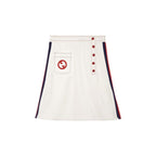Gucci White Polyester Mini Skirt