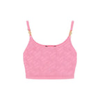 Versace Multicolor Elastane Tank Tops