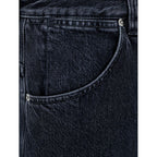 Gucci Black Cotton High-Waisted Jean
