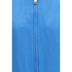 Versace Blue Silk Bomber