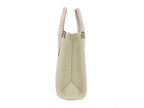 Michael Kors Mirella Small Powder Blush Canvas Shopper Crossbody Handbag Purse