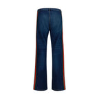 Gucci Blue Cotton Flared Jeans
