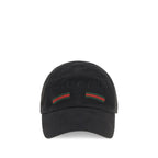 Gucci Black Cotton Cap (Baseball Hat)