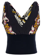 Tory Burch Black Silk Tank Tops