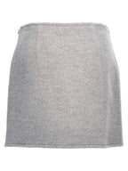 Tory Burch Gray Wool Long Skirt