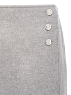 Tory Burch Gray Wool Long Skirt