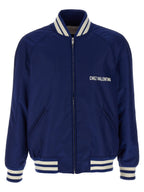 Valentino Garavani Blue Polyamide Bomber