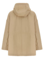 Moncler Beige Cotton Parka