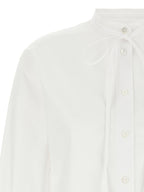 Gucci White Cotton Blouse