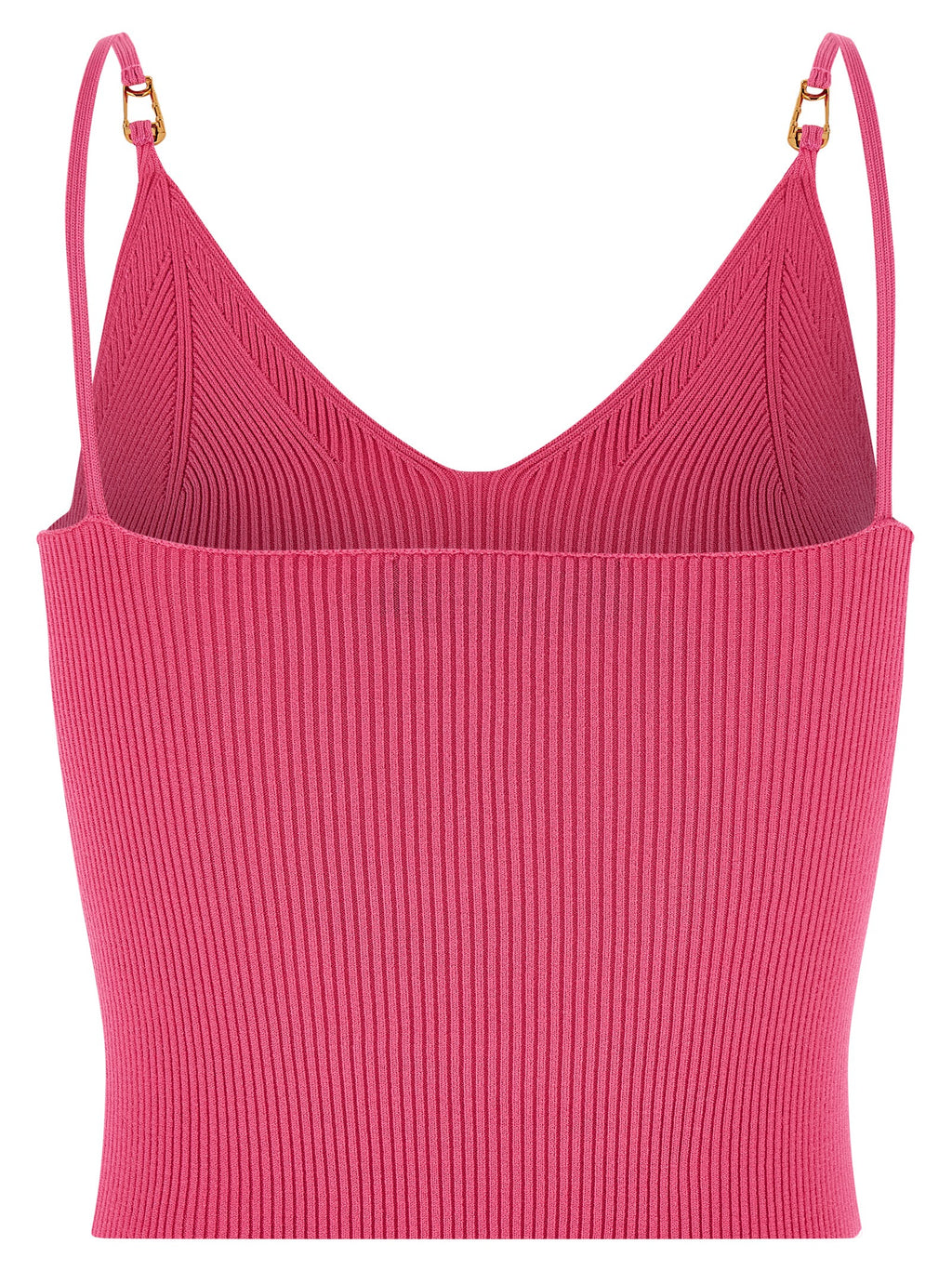 Versace Fuchsia Viscose Sleeveles T-Shirt