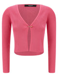 Versace Fuchsia Viscose Cardigan