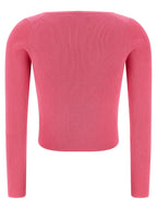 Versace Fuchsia Viscose Cardigan