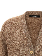 Versace Beige Virgin Wool Cardigan
