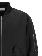 Saint Laurent Black Polyamide Bomber