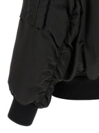 Saint Laurent Black Polyamide Bomber