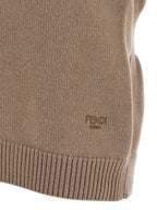 Fendi Beige Cashmere Sleeveless Jacket