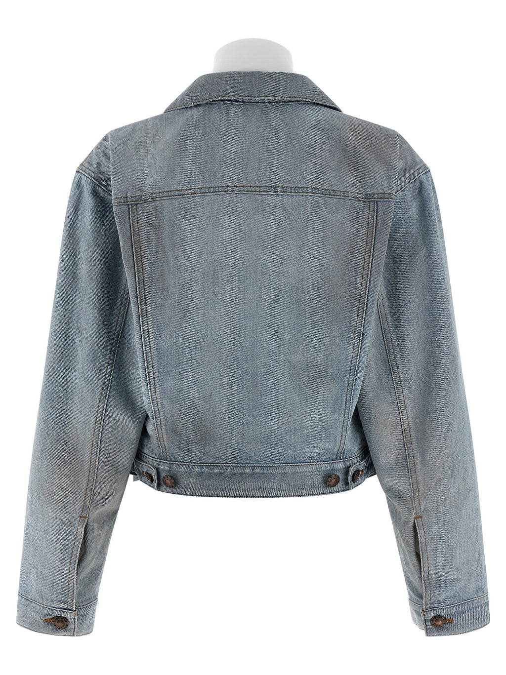 Balenciaga Blue Cotton Denim Jacket