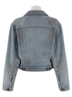Balenciaga Blue Cotton Denim Jacket