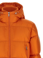 Moncler Orange Polyamide Full-Length Jacket