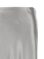 Tory Burch Gray Polyester Midi Skirt