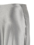 Tory Burch Gray Polyester Midi Skirt
