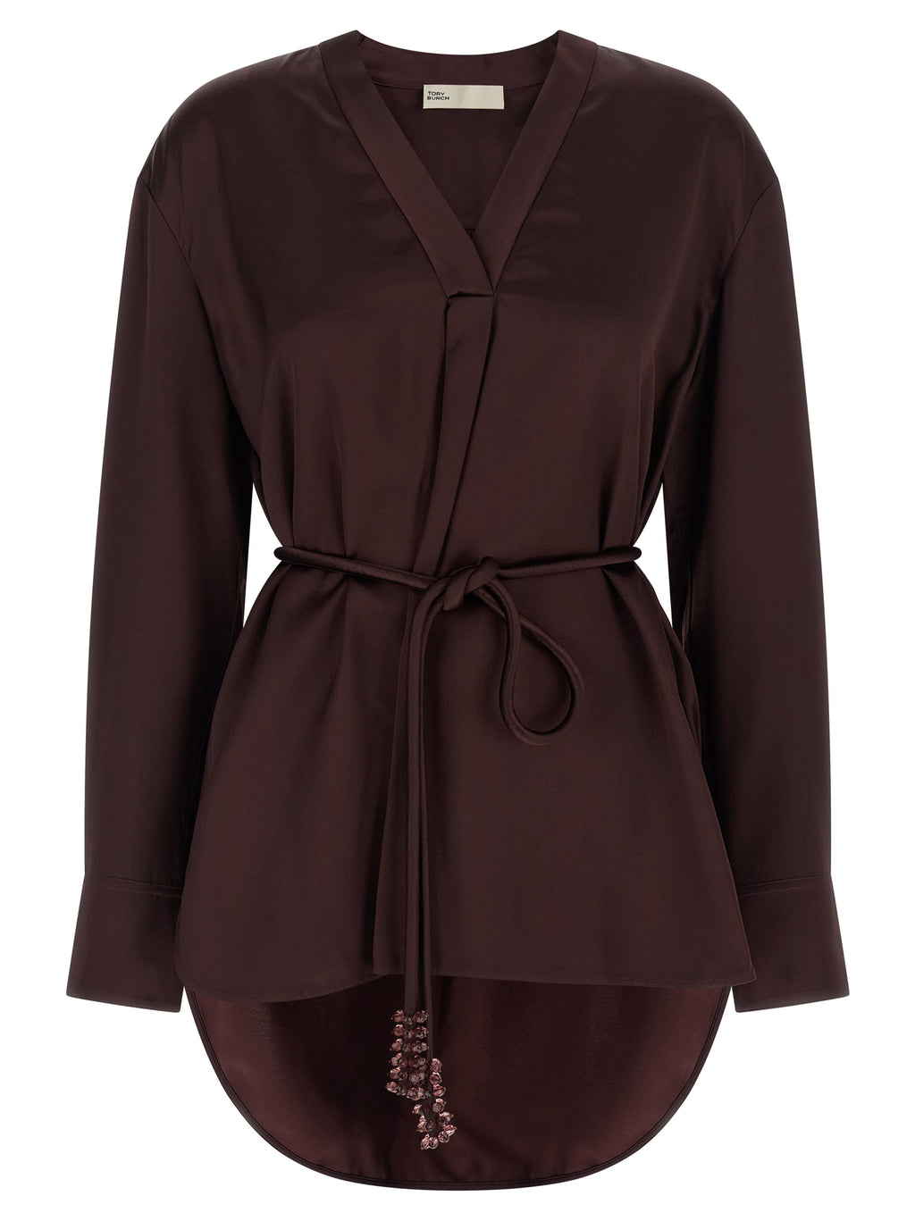 Tory Burch Bordeaux Viscose Blouse