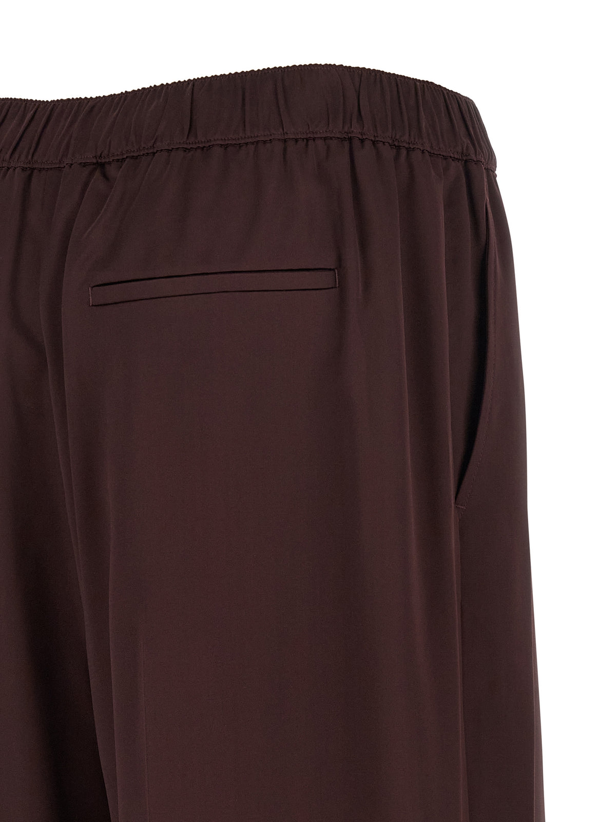 Tory Burch Bordeaux Viscose Casual Pants