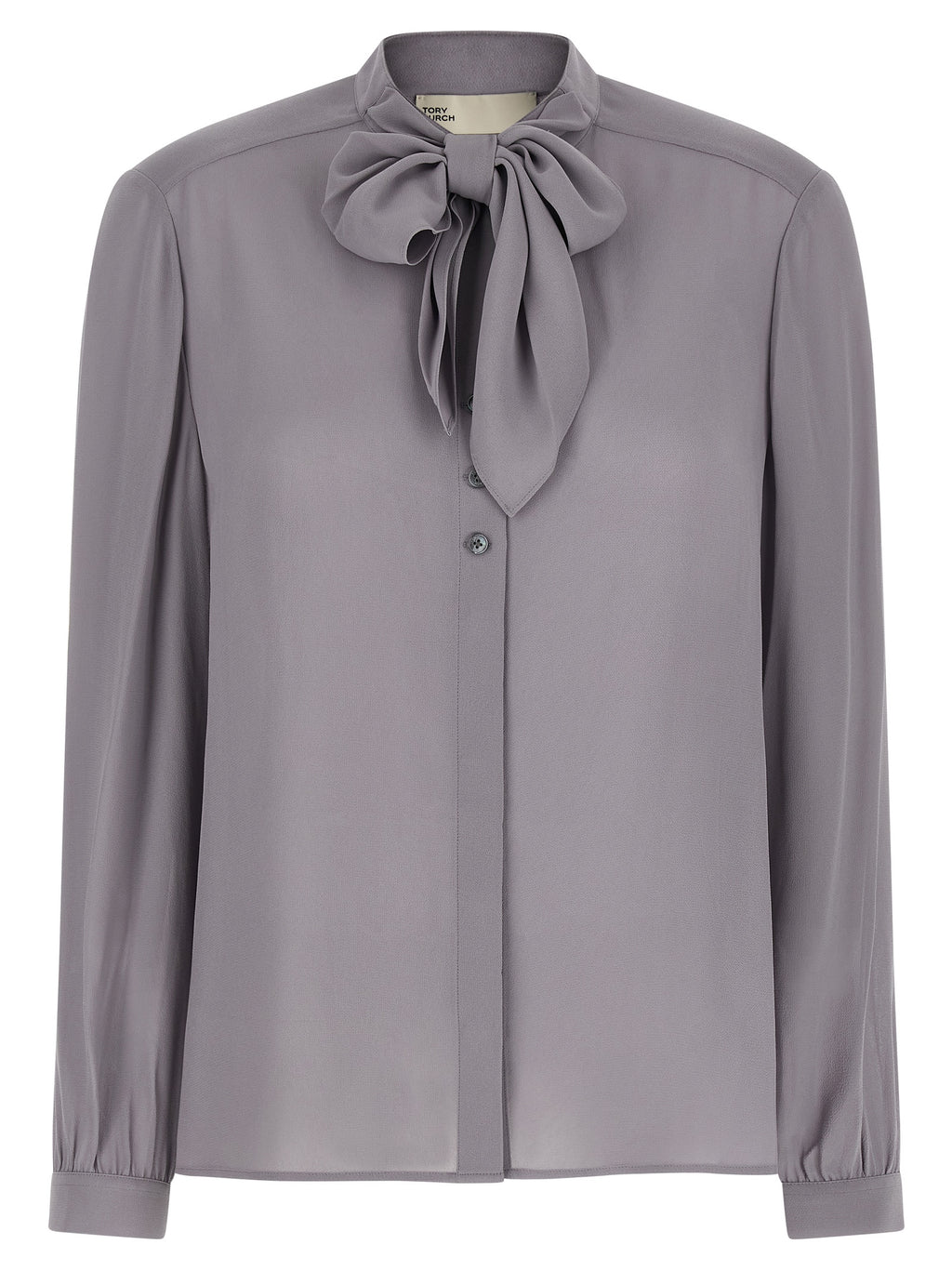 Tory Burch Gray Viscose Blouse