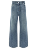 Versace Blue Cotton Boyfriend Jeans