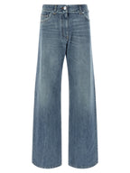 Versace Blue Cotton Boyfriend Jeans