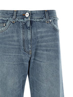 Versace Blue Cotton Boyfriend Jeans