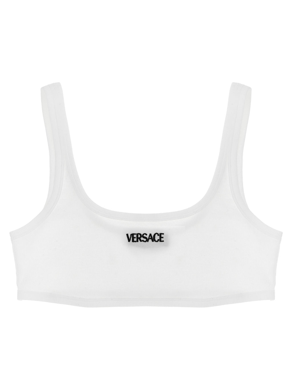 Versace White Cotton Bra