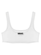 Versace White Cotton Bra