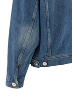Versace Blue Cotton Denim Jacket