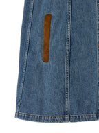 Versace Blue Cotton Short Dress