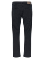 Hugo Boss Blue Polyester Straight-Leg Jeans