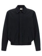 Saint Laurent Black Cotton Shell Jacket