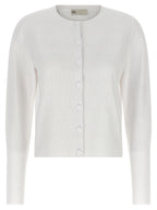 Tory Burch White Viscose Cardigan
