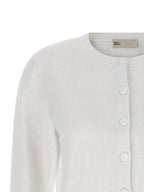 Tory Burch White Viscose Cardigan