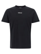 Versace Black Cotton T-Shirt