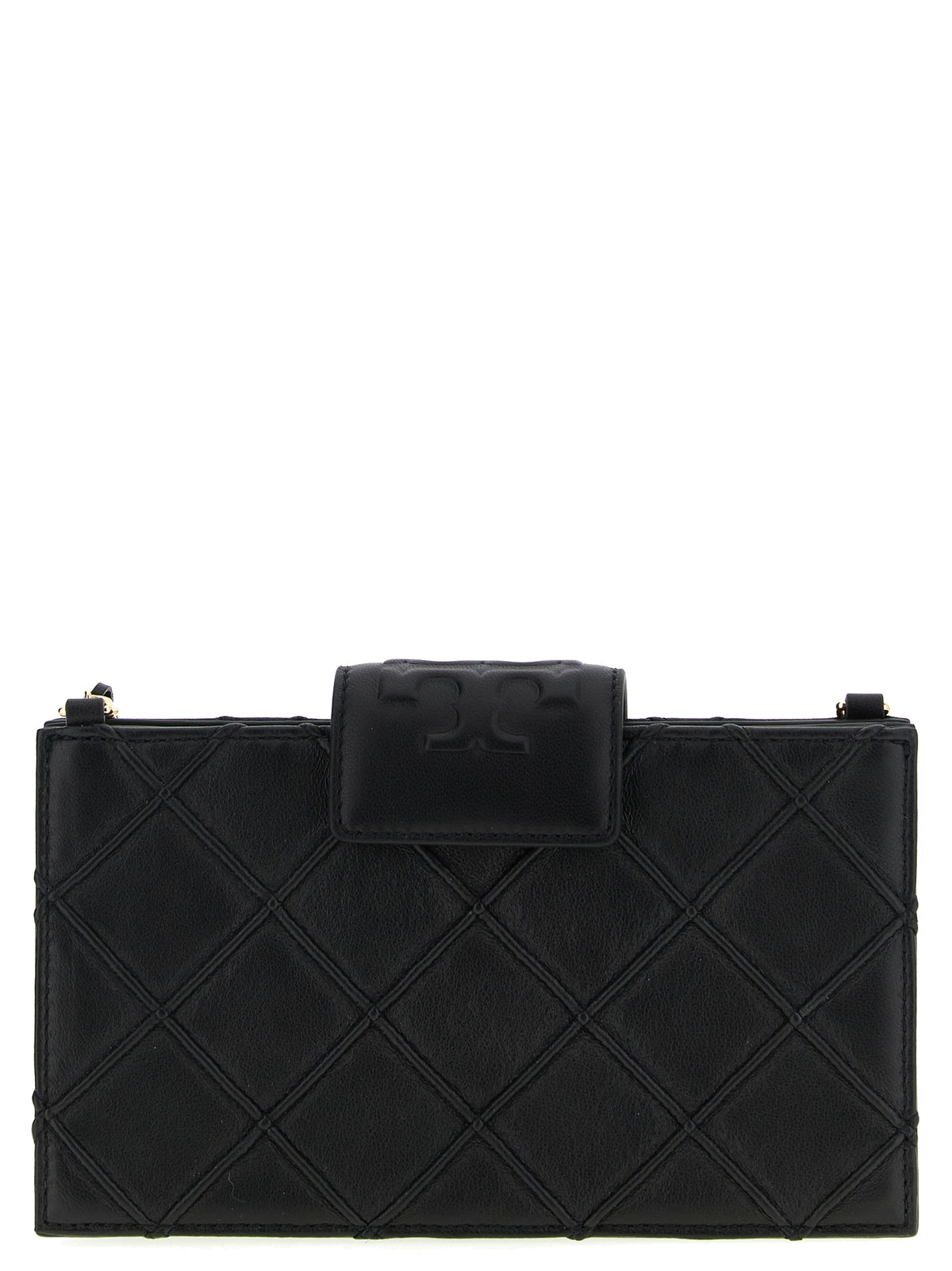 Tory Burch Black Lamb Leather Cardholder