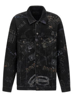 Balenciaga Black Cotton Denim Jacket