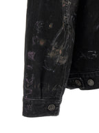 Balenciaga Black Cotton Denim Jacket