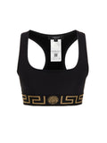 Versace Black Polyamide Sport Bra